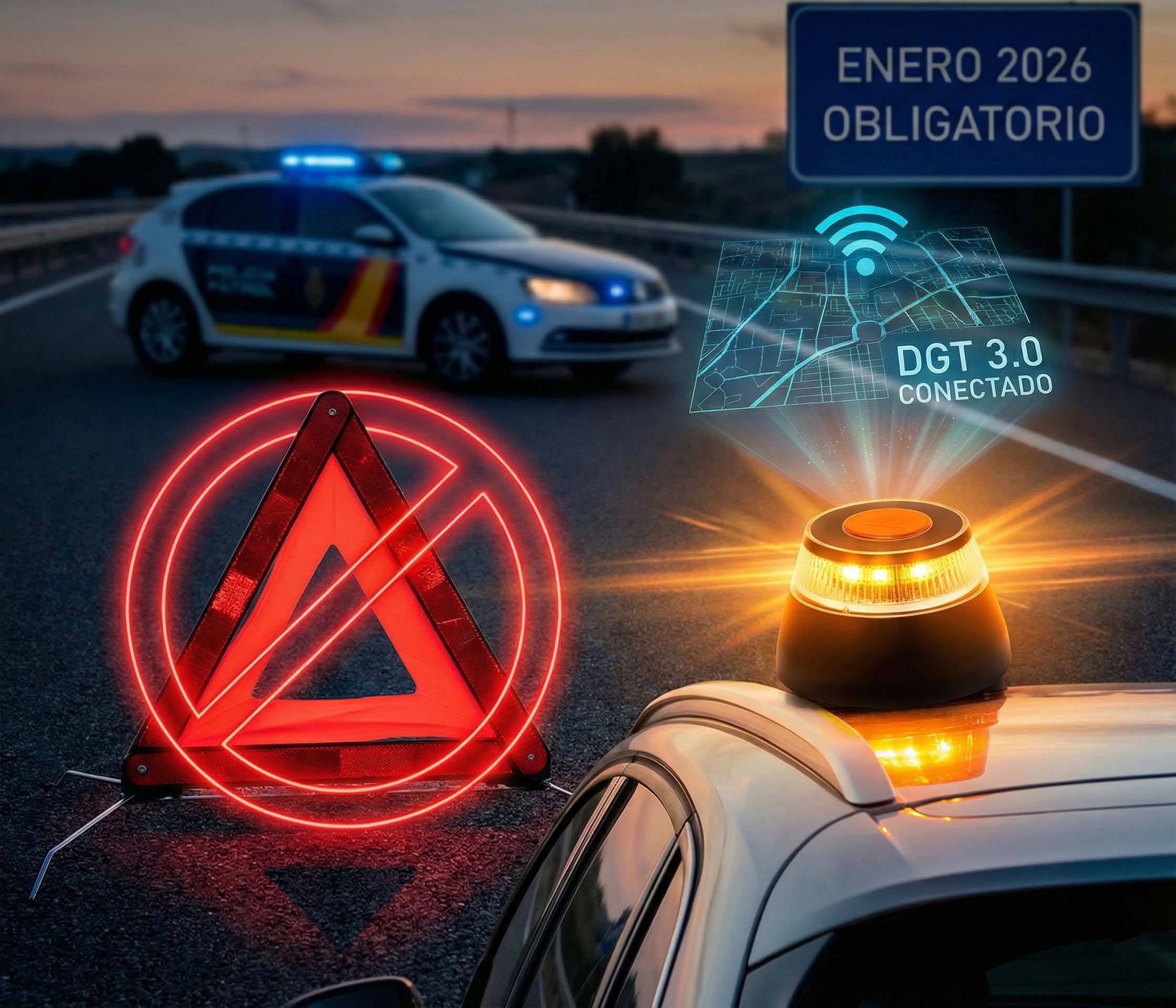 Baliza V16 Geolocalizada DGT 3.0: ¿Por qué es obligatoria en 2026 y dónde comprarla?